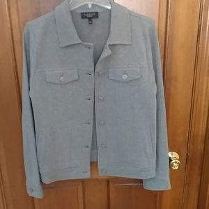 Jean style knit jacket